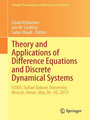 cover image of Theory and Applications of Difference Equations and Discrete Dynamical Systems